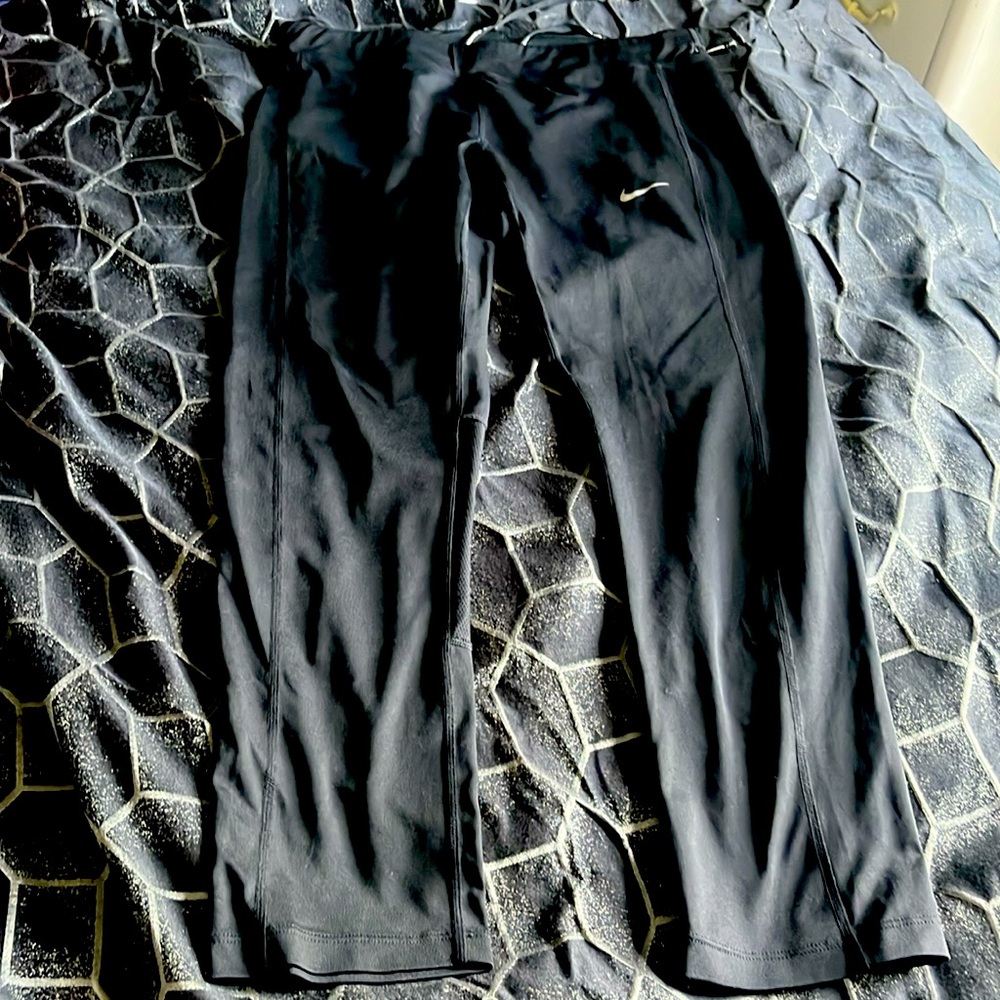 Nike Running Black Athletic Dri-Fit Pants/Leggings Size M